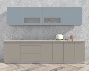 ГОТОВАЯ КУХНЯ МАТТЕ SOFT-TOUCH 3,0А (ОКЕАН/ ЛУНА)