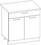 ШКАФ НИЖНИЙ ГЛОСС НШ80РШ1