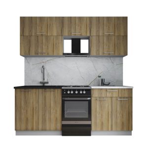 ГОТОВАЯ КУХНЯ ГЛОСС 50-20 (ДУБ ВОТАН/ ДУБ ВОТАН)