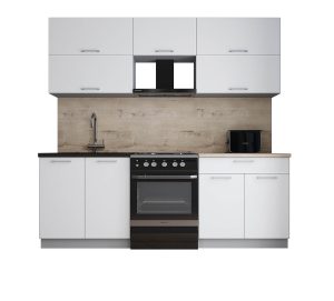 ГОТОВАЯ КУХНЯ ГЛОСС 60-22 (БЕЛЫЙ СОФТ/ БЕЛЫЙ СОФТ)