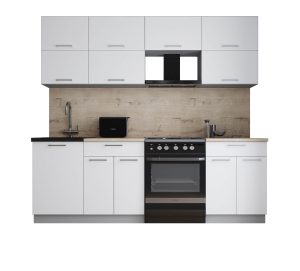 ГОТОВАЯ КУХНЯ ГЛОСС 60-23 (БЕЛЫЙ СОФТ/ БЕЛЫЙ СОФТ)