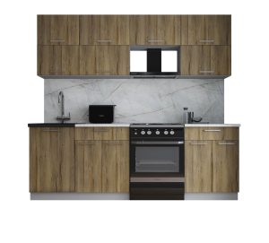 ГОТОВАЯ КУХНЯ ГЛОСС 60-23 (ДУБ ВОТАН/ ДУБ ВОТАН)