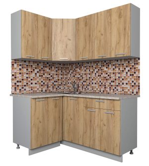 ГОТОВАЯ КУХНЯ ЛАЙТ 1,2X1,6 (ДУБ ЗОЛОТОЙ/ ДУБ ЗОЛОТОЙ)