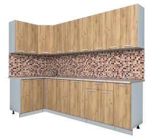 ГОТОВАЯ КУХНЯ ЛАЙТ 1,2X2,7 (ДУБ ЗОЛОТОЙ/ ДУБ ЗОЛОТОЙ)