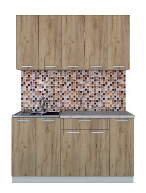 ГОТОВАЯ КУХНЯ ЛАЙТ 1,5 (ДУБ ЗОЛОТОЙ/ ДУБ ЗОЛОТОЙ)