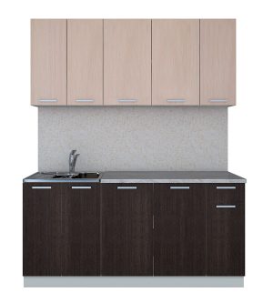 ГОТОВАЯ КУХНЯ ЛАЙТ 1,7-60 (ДУБ МОЛОЧНЫЙ/ ВЕНГЕ)