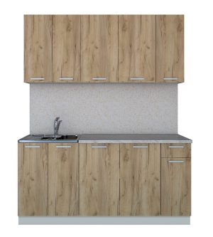 ГОТОВАЯ КУХНЯ ЛАЙТ 1,7-60 (ДУБ ЗОЛОТОЙ/ ДУБ ЗОЛОТОЙ)