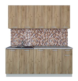 ГОТОВАЯ КУХНЯ ЛАЙТ 1,9 (ДУБ ЗОЛОТОЙ/ ДУБ ЗОЛОТОЙ)