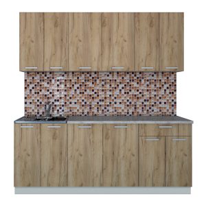 ГОТОВАЯ КУХНЯ ЛАЙТ 2,0-60 (ДУБ ЗОЛОТОЙ/ ДУБ ЗОЛОТОЙ)