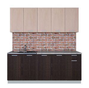 ГОТОВАЯ КУХНЯ ЛАЙТ 2,0 (ДУБ МОЛОЧНЫЙ/ ВЕНГЕ)