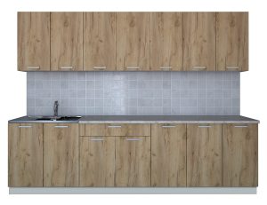 ГОТОВАЯ КУХНЯ ЛАЙТ 2,8 (ДУБ ЗОЛОТОЙ/ ДУБ ЗОЛОТОЙ)