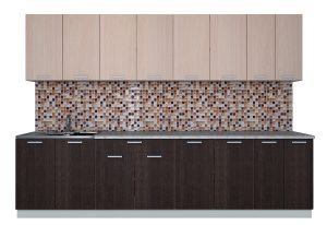 ГОТОВАЯ КУХНЯ ЛАЙТ 3,0 (ДУБ МОЛОЧНЫЙ/ ВЕНГЕ)