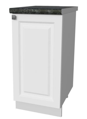 ШКАФ НИЖНИЙ ДЕКО SOFT-TOUCH НШ40Р-1ДВ (БЕЛЫЙ)