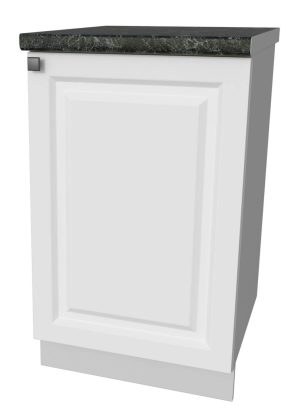 ШКАФ НИЖНИЙ ДЕКО SOFT-TOUCH НШ50Р-1ДВ (БЕЛЫЙ)