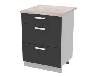 ШКАФ НИЖНИЙ ПОД ВАРОЧНУЮ ПАНЕЛЬ ЛАЙТ НШ60 ВП (АНТРАЦИТ)