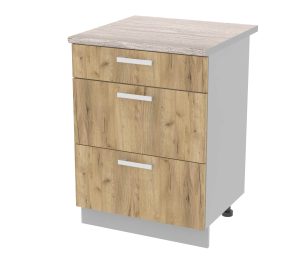 ШКАФ НИЖНИЙ ПОД ВАРОЧНУЮ ПАНЕЛЬ ЛАЙТ НШ60 ВП (ДУБ ЗОЛОТОЙ)