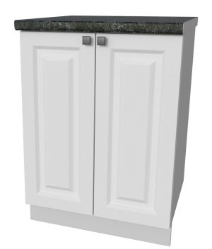 ШКАФ НИЖНИЙ ДЕКО SOFT-TOUCH НШ60Р-2ДВ (БЕЛЫЙ)