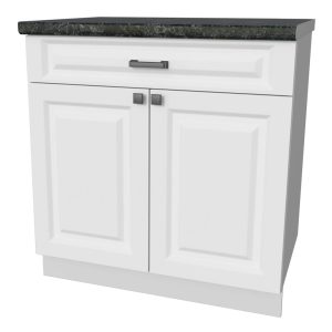 ШКАФ НИЖНИЙ ДЕКО SOFT-TOUCH НШ80РШ1 (БЕЛЫЙ)