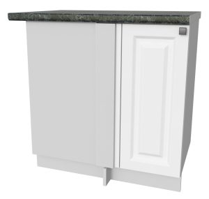 ШКАФ НИЖНИЙ УГЛОВОЙ ДЕКО SOFT-TOUCH НШ88-М.П. (БЕЛЫЙ)