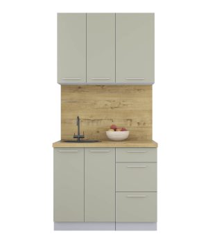 ГОТОВАЯ КУХНЯ ПЛАСТИК 1,0А (ЛАТТЕ/ ЛАТТЕ)