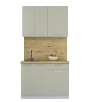 ГОТОВАЯ КУХНЯ ПЛАСТИК 1,1А (ЛАТТЕ/ ЛАТТЕ)