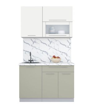 ГОТОВАЯ КУХНЯ ПЛАСТИК 1,2В (ЗЕФИРНЫЙ/ ЛАТТЕ)