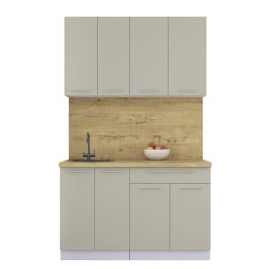 ГОТОВАЯ КУХНЯ ПЛАСТИК 1,3А (ЛАТТЕ/ ЛАТТЕ)