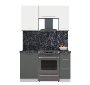 ГОТОВАЯ КУХНЯ ПЛАСТИК 1,4А (ЗЕФИРНЫЙ/ ШТОРМ)