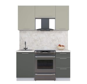 ГОТОВАЯ КУХНЯ ПЛАСТИК 1,5А (ЛАТТЕ/ ШТОРМ)