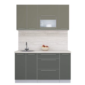 ГОТОВАЯ КУХНЯ ПЛАСТИК 1,5В (КВАРЦЕВЫЙ/ ШТОРМ)