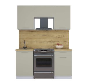 ГОТОВАЯ КУХНЯ ПЛАСТИК 1,6А (ЛАТТЕ/ ЛАТТЕ)