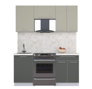 ГОТОВАЯ КУХНЯ ПЛАСТИК 1,7А (ЛАТТЕ/ ШТОРМ)