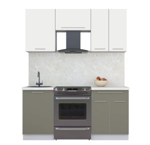 ГОТОВАЯ КУХНЯ ПЛАСТИК 1,7А (ЗЕФИРНЫЙ/ КВАРЦЕВЫЙ)