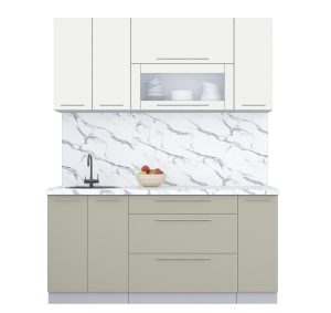 ГОТОВАЯ КУХНЯ ПЛАСТИК 1,7В (ЗЕФИРНЫЙ/ ЛАТТЕ)