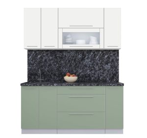 ГОТОВАЯ КУХНЯ ПЛАСТИК 1,7В (ЗЕФИРНЫЙ/ ПОЛЫНЬ)