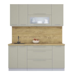 ГОТОВАЯ КУХНЯ ПЛАСТИК 1,8В (ЛАТТЕ/ ЛАТТЕ)