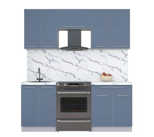 ГОТОВАЯ КУХНЯ ПЛАСТИК 1,9А (АРКТИЧЕСКИЙ/ АРКТИЧЕСКИЙ)