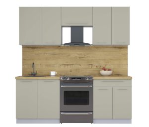 ГОТОВАЯ КУХНЯ ПЛАСТИК 2,1А (ЛАТТЕ/ ЛАТТЕ)