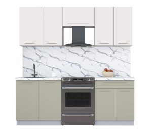 ГОТОВАЯ КУХНЯ ПЛАСТИК 2,1А (ЗЕФИРНЫЙ/ ЛАТТЕ)