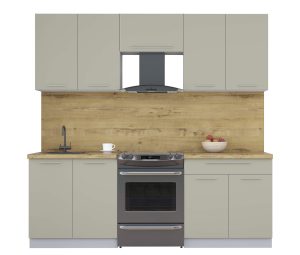 ГОТОВАЯ КУХНЯ ПЛАСТИК 2,2А (ЛАТТЕ/ ЛАТТЕ)