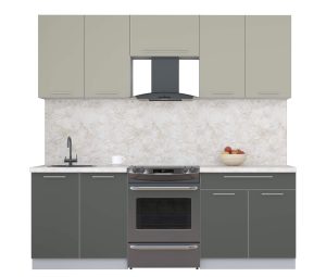 ГОТОВАЯ КУХНЯ ПЛАСТИК 2,2А (ЛАТТЕ/ ШТОРМ)