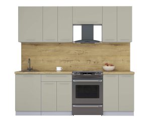 ГОТОВАЯ КУХНЯ ПЛАСТИК 2,3А (ЛАТТЕ/ ЛАТТЕ)