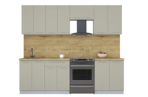 ГОТОВАЯ КУХНЯ ПЛАСТИК 2,5А (ЛАТТЕ/ ЛАТТЕ)