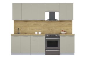 ГОТОВАЯ КУХНЯ ПЛАСТИК 2,6А (ЛАТТЕ/ ЛАТТЕ)