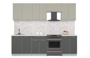 ГОТОВАЯ КУХНЯ ПЛАСТИК 2,6А (ЛАТТЕ/ ШТОРМ)