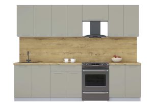 ГОТОВАЯ КУХНЯ ПЛАСТИК 2,8А (ЛАТТЕ/ ЛАТТЕ)