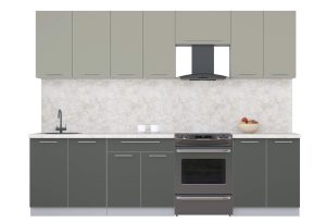 ГОТОВАЯ КУХНЯ ПЛАСТИК 2,8А (ЛАТТЕ/ ШТОРМ)