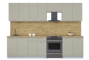 ГОТОВАЯ КУХНЯ ПЛАСТИК 2,9А (ЛАТТЕ/ ЛАТТЕ)