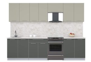 ГОТОВАЯ КУХНЯ ПЛАСТИК 2,9А (ЛАТТЕ/ ШТОРМ)