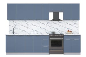 ГОТОВАЯ КУХНЯ ПЛАСТИК 3,1А (АРКТИЧЕСКИЙ/ АРКТИЧЕСКИЙ)